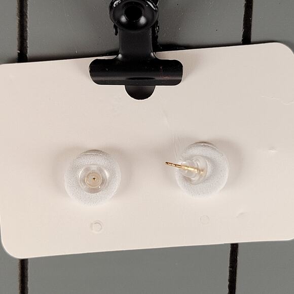 Blue Green Crystal Butterfly Stud Earrings Set of Korea Design, Gift Bag - Picture 8 of 14